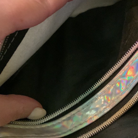 Waistbag ,holographic with rhinestone butterflies - Picture 8 of 10